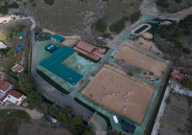 Plano aereo de las pistas